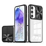 ✅【Protection de la caméra anti-rayures améliorée】: cette coque mise à niveau avec protection caméra coulissante pour Samsung Galaxy A55 peut empêcher Samsung Galaxy A55 d'être frotté par d'autres objets dans le sac, le trou de la caméra est 0,2 mm plus haut que la caméra, le protecteur peut facilement glisser pour protéger votre cher portable, et il peut garantir que la caméra est complètement fermé, ce qui empêche les hackers de s'introduire et de regarder, et de ne pas révéler la vie privée.