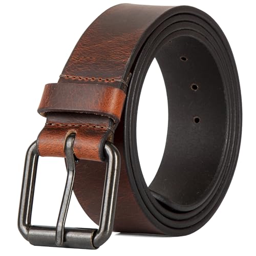 Ceinture en cuir véritable ajustable pour habiller vos pantalons habillés et décontractés
