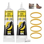 Miioto Colla Scarpe, Colle Scarpe Professionale, Colla per Pelle, Adesivo Impermeabile e ad Asciugatura Rapida per Scarpe da Ginnastica, Scarpe in Pelle, Stivali da Pioggia -100g