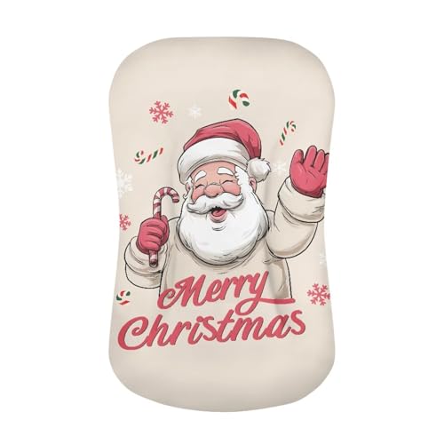 Image of ZOUTAIRONG Merry Christmas Sheetsack Bassinet Sheets Neutral Unisex Fitted Baby Bassinet Sheets Set for Standard Bassinets for Baby Boys or Girls