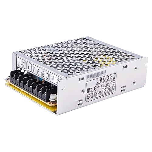 Fuente de alimentación conmutada RT-65 de triple salida para paneles de control de 65W
