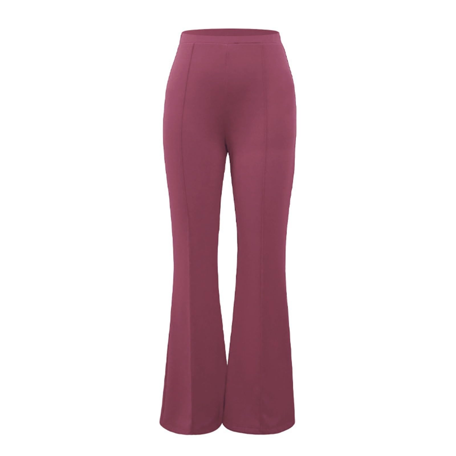 KIRYU Women Wide Leg Pants High Waist Casual Pants Fall Clothes Outfits Pink red X-Large