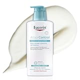 Eucerin Atopi Control Emulsione Corpo Lenitiva Intensiva 400 ml, Crema dermatite atopica per la fase di remissione, Crema idratante corpo con Ceramidi per pelle secca e atopica