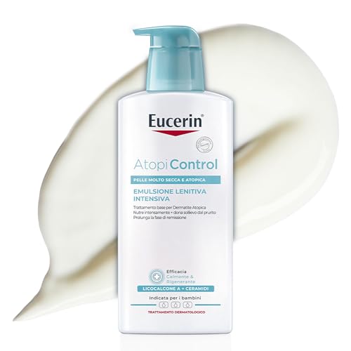 Eucerin Atopi Control Emulsione Corpo Lenitiva Intensiva 400 ml, Crema