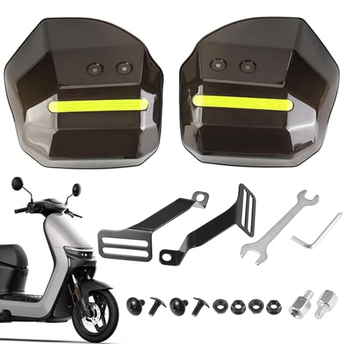 ナックルガード 汎用 左右セット 20.5*19.5cm ハンドプロテクター ハンドルカバー 防風 防寒 飛び石避け 雨避け 安全性アップ バイク スクーター汎用