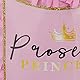 Relaxdays Pinata Sektflasche, Champagner Pinata zum Aufhängen, Geburtstag, Prinzessin, Piñata zum Befüllen, rosa-gold, 1 Stück