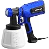 Paint Sprayer Electric Spray Gun: 700W Spray Paint Gun with 1200ml Container, 4 Nozzles & 3 Patterns, Adjustable Air Flow, Easy Cleaning for House Painting, Furniture, Fence, Walls, Door (Royal Blue)