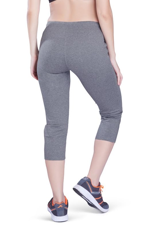 Image of Slim FIT Stretchable Capri with Side Pockets for Women