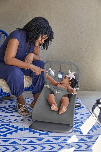 Arche de jeu Ergobaby Evolve solution d'éveil pour transat dès la naissance Charcoal