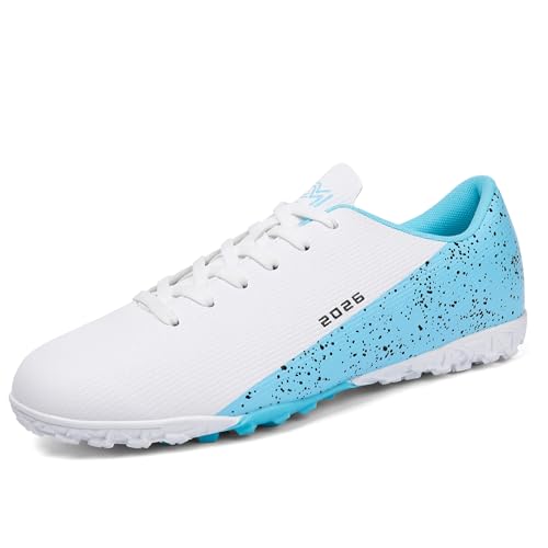 Image of Mens Soccer Cleats Womens Indoor Soccer Shoes Wide Baseball Turf Shoes Adult Youth Rugby Shoes Big Boys Small Spikes AG TF Football Boots