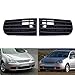 1 Pair Car Front Bumper Fog Light Grille Without Holes Replacement Fit for Golf 5 MK5 Car Accessories,Replace Your Original Grille