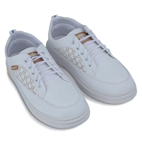 Image of Shoes for Men Casual Fashion Sneakers with Mesh Breathable Upper Non-Slip Rubber Sole, Stylish, Exclusive Trendy Sports Running Shoes (Multicolours)
