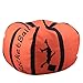 AMGJ Spielzeug Aufbewahrungstasche, Kinder Spielzeug Organizer Sitzsack Kinder Spielzeug Stofftier Aufbewahrung Sitzsack,Basketball,18inch