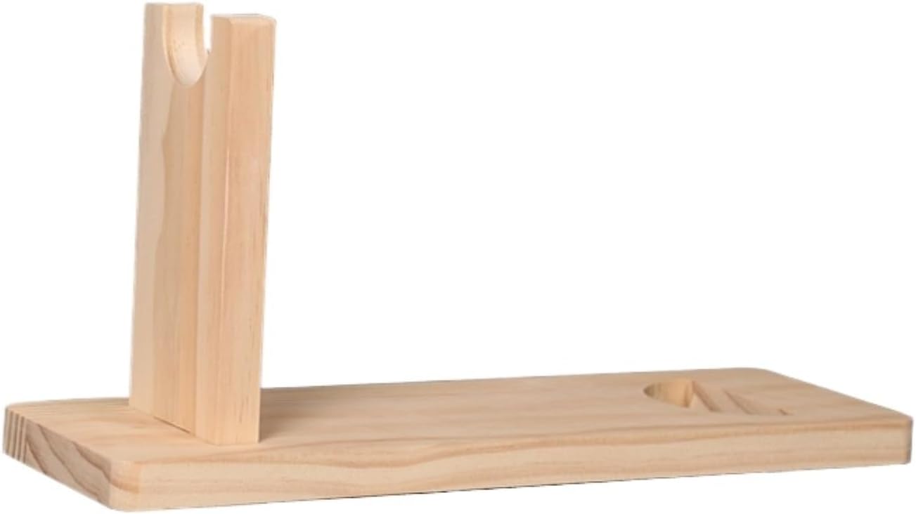 Soporte para Botellas de Vino de Madera Natural
