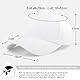 KELOYI Baseball Cap Damen S-M Basecap Herren Sommer Weiß Baseballkappe Kappe Baseballmütze Baumwolle Atmungsaktiv Outdoor Sport