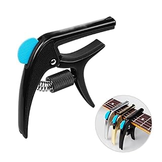 Accueil Capo de guitare Accueil Capo de guitare Capo de guitare multifonctionnel à une main en alliage de zinc avec… – Image 5
