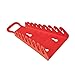 Ernst Manufacturing Gripper Reverse Wrench Organizer, 8 Tool, Red