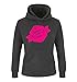 Produktbild Comedy Shirts - Premium 180 Design - Mädchen Hoodie - Schwarz/Pink Gr. 98/104