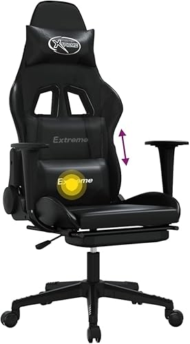 B0CGLLZ8XY_image_7 Silla de escritorio para juegos de masaje con reposapiés, silla de computadora para juegos, adecuada para ver actuaciones, trabajar, descansar,