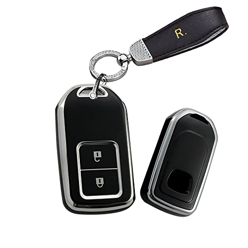 Coque de clé pour Honda HR-V pour réparer un boîtier usé à 2 boutons avec porte-clés
