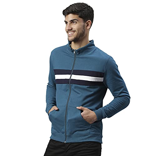Image of High Star Clothing Men's Fleece Colorblock Hooded Sweatshirt 49