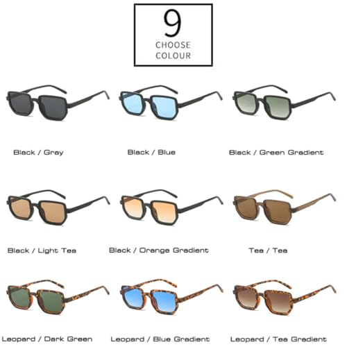 Lunettes de soleil transparentes UV400 pour look dégradé océan - 3