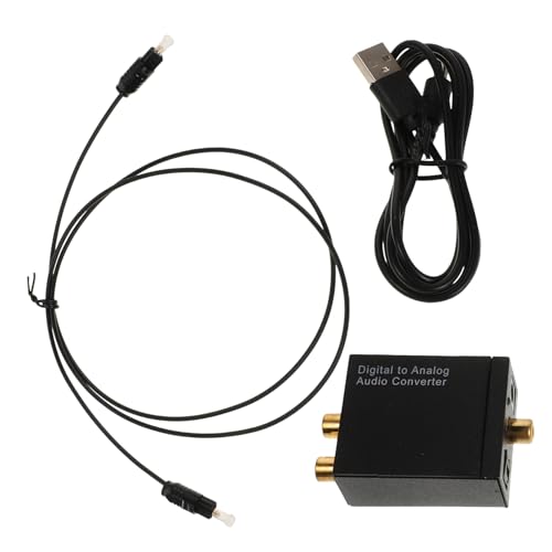 CIYODO Digital to Analog Audio Converter Adapter with Jack Compact Optical Converter for Tvs Sound Systems and Projectors Easy Installation Durable Design