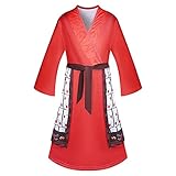 Warrior Costume for Girls Hanfu Chinese Heroine Dress Up Halloween Party Cosplay 5-12 Years