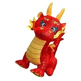 FIXOSHEE Peluche Dragón Año Chino Juguete Suave Decoración Festiva Regalo para Celebraciones
