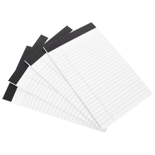 jojofuny de Notas Legal con Rayadas y Perforadas Cuaderno Práctico para Memos y Planificación Paquete de Unidades para Uso Diario Oficina y Estudio