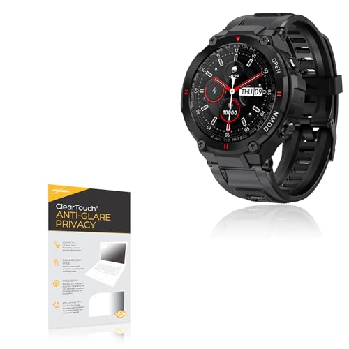 BoxWave Screen Protector Compatible with Luxium Crusader - ClearTouch Anti-Glare Privacy (2-Pack), Privacy Screen Protector Flexible Film Anti-Glare