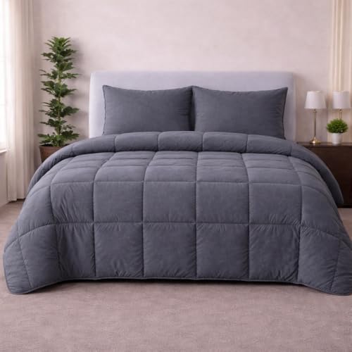 Listado de Acolchado - los más vendidos. 45 ALVANA Set de Edredón 3 Piezas Acolchado Extra Grande Hipoalergénico Relleno Suave de Microfibra Down Alternative Ideal para Todo el Año Uso como Edredón o para Funda Duvet...