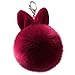 Produktbild Westeng 1 PCS Schlüsselanhänger bommel,Telefon Tasche Kette anhänger AutoSchlüsselring Schlüsselhalter Kreative Hängende-Hasenohren