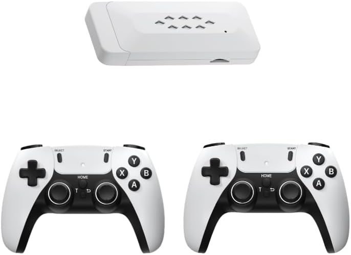 M22 Video Game Console | 64GB Built-In with 32,000 Games | 2.4G Wireless 3D Joystick Dual Controller | Classic Retro HD TV Output Game Stick