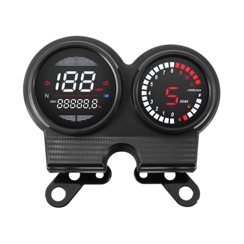 オートバイの走行距離計タコメーター デジタル走行距離計タコメーター燃料計オートバイ計器ギアディスプレイ CB125 CB125SF NKD NDK 125用
