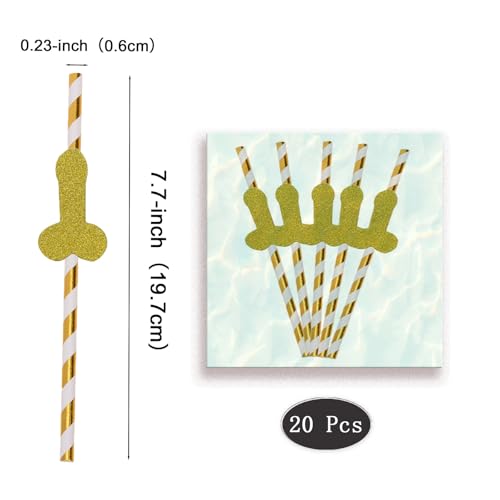 20 Pitillos Desechables de Papel 7.7 pulg miniatura 2