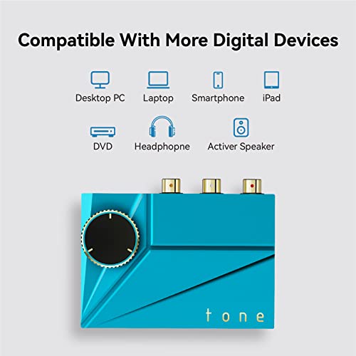 Image of Khadas Tone2 Pro | Desktop Digital Analog Converter - Headphone Amplifier with USB-C Inputs: 3.5mm Unbalanced / 4.4mm Balanced /RCA - MQA DECODER