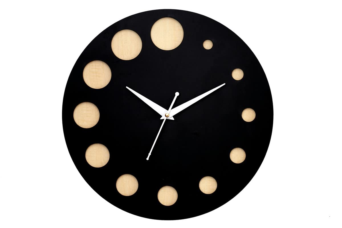 DS Creation Wooden Wall Clock for Home || Stylish Wall Clock for Home Decor || Decor Vintage Wall Clock for Home || MDF Wooden Wall Clock (Round&Round-312)
