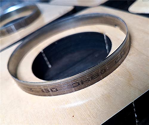 DIY-Lederstanzform aus Holz, Stanzschablone for Lederhandwerk, runde Form, mehrere Größen(55mm)
