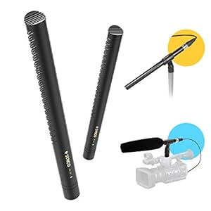 Synco Richtmikrofon XLR, Shotgun Mikrofon Mic-D2 Kondensator Interview Mic Microphone mit Windschutz für Videos Filmaufnahmen Fernsehen, Camcorder Mischpult Digitalrekorder (Nicht für Kamera)