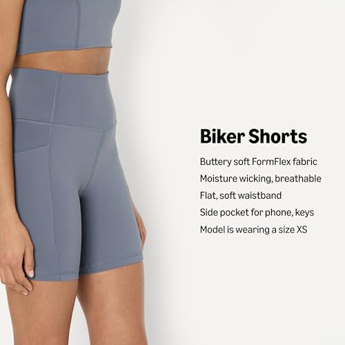 Image of Amazon Essentials Women's Active FormFlex Buttery Soft High Waist Biker Shorts