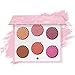 OFRA Cosmetics Blushful Mini Mix Blush Palette - Pink Blush Makeup Palette, 6 Pans of Ultra-Pigmented, Blendable Shades - Creamy Liquid-To-Baked Formula - Refillable Palette, Clean, Vegan, Non-Cruelty