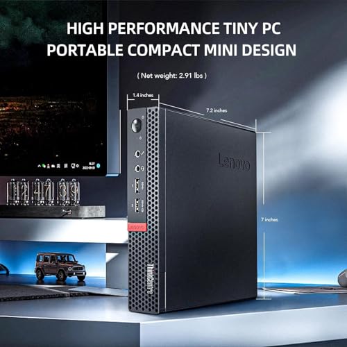 Lenovo ThinkCentre M710Q Mini Tiny Business Desktop PC, Windows 11 Pro, Core 6100, 16GB RAM, 256GB SSD, Keyboard, Mouse, DisplayPort, WiFi (Renewed) by Lenovo - Image 7