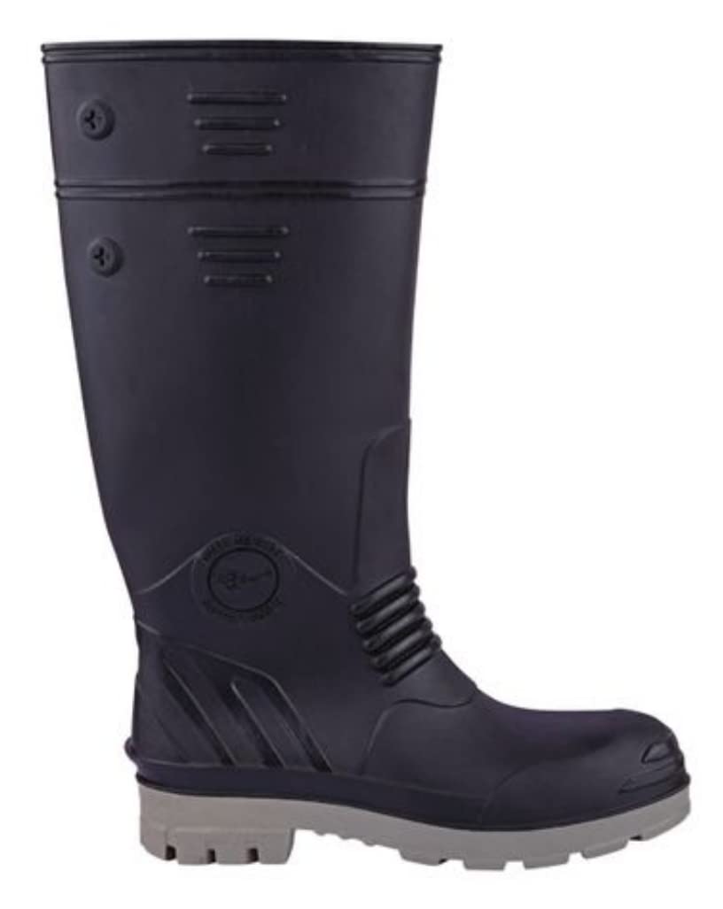 HILLSON Torpedo 212 Steel Toe Safety Gumboots for Men (6) Black/Grey (B0CJKGLQ7F) Amazon Price History, Amazon Price Tracker