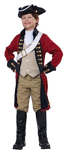 Boys British Redcoat Costume Medium (8-10) #TOP3