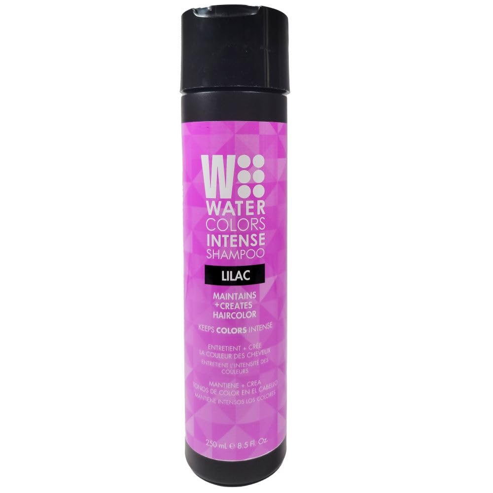 Watercolors Intense Color Depositing Shampoo, Semi Permanent Hair Color 8.5 oz - BLUE