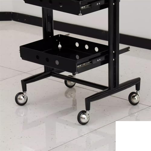 Wózek Kosmetyczny 3-poziomowy Wózek Na Kółkach Ze Stali Nierdzewnej, Do Salonu Kosmetycznego Z Kółkami, Użytkowy Sypialni, Tatuażu Salonowy Kółkach