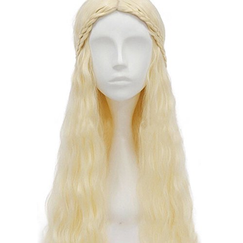 thematys Khaleesi Daenerys Targaryen Peluca Wig - Disfraz de Game of Thrones Carnaval y Cosplay - Mujeres Cover