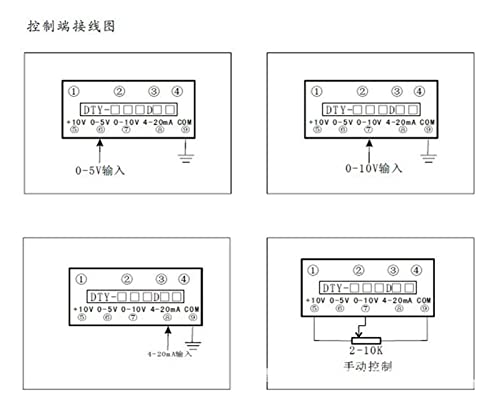 DTY-220D100A Enkele fase volledig geïsoleerde spanningsregulerende module 100A volledig geïsoleerde spanningsregelaar… - Afbeelding 3