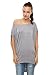 Glostory Women's Casual Off The Shoulder Shirts Women Tops and Blouses 1667 (L, All Grey)